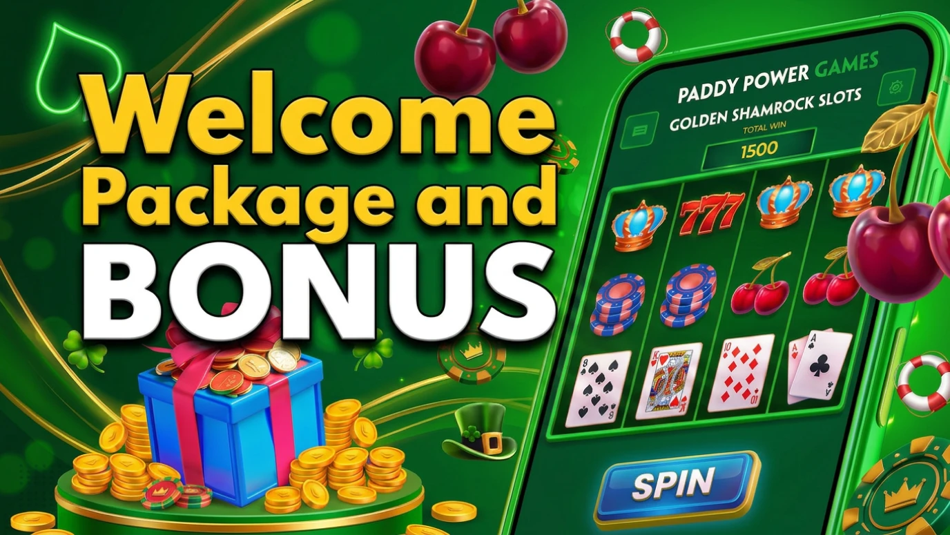 Paddy Power welcome free spins bonus and Reward Spin promotion